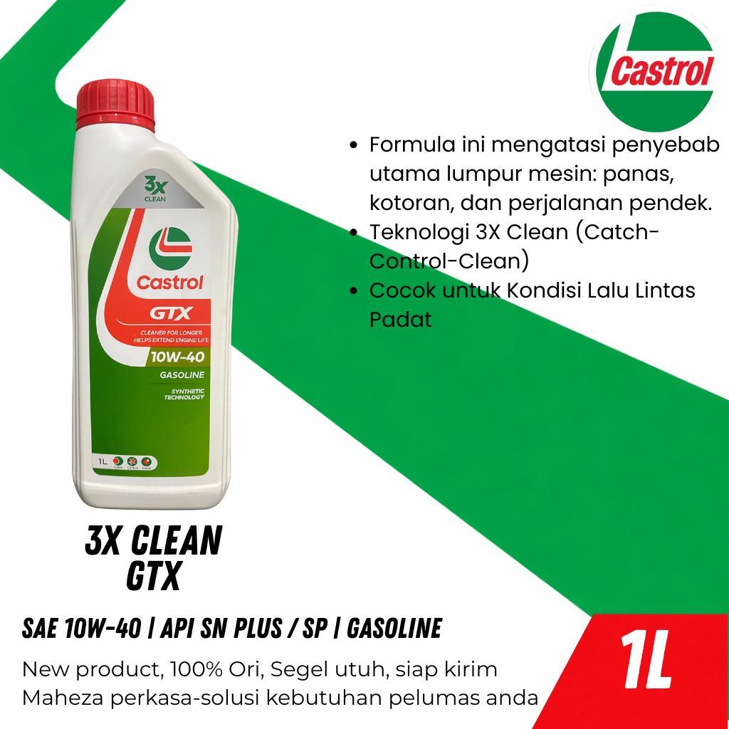 Castrol GTX 10W-40 Synthetic / Castrol GTX / Oli Mesin Bensin 1L