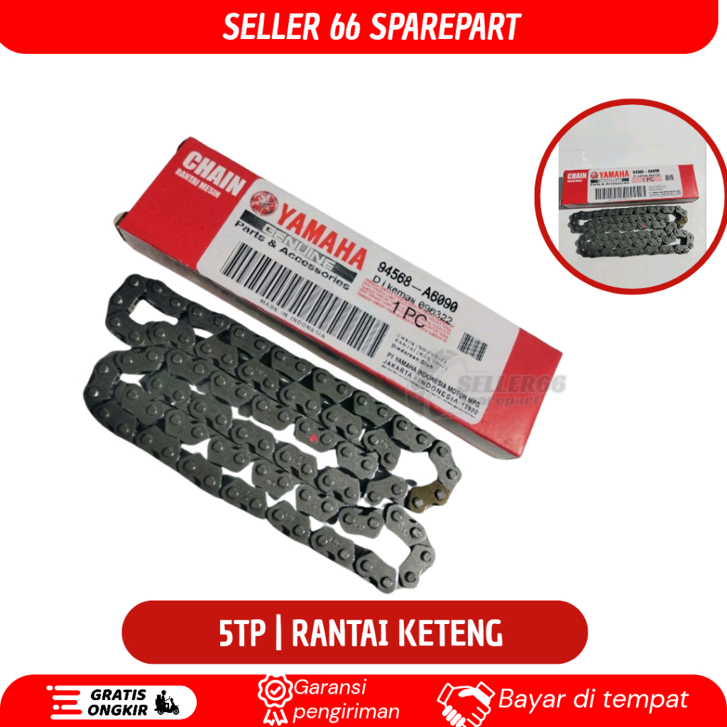 5TP RANTAI KETENG JUPITER  Z / JUPITER Z BURHAN / VEGA R / VEGA R  NEW / RANTAI KAMPRAT / RANTE MESI