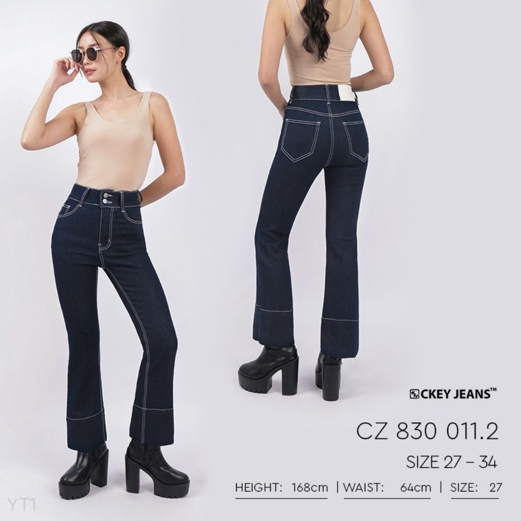 Ckey Jeans Blue Basic Cutbray Jeans