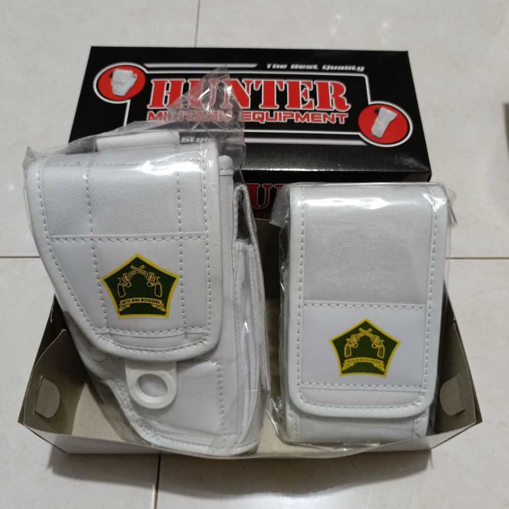 Sarung pistol set logo satya wira wicaksana