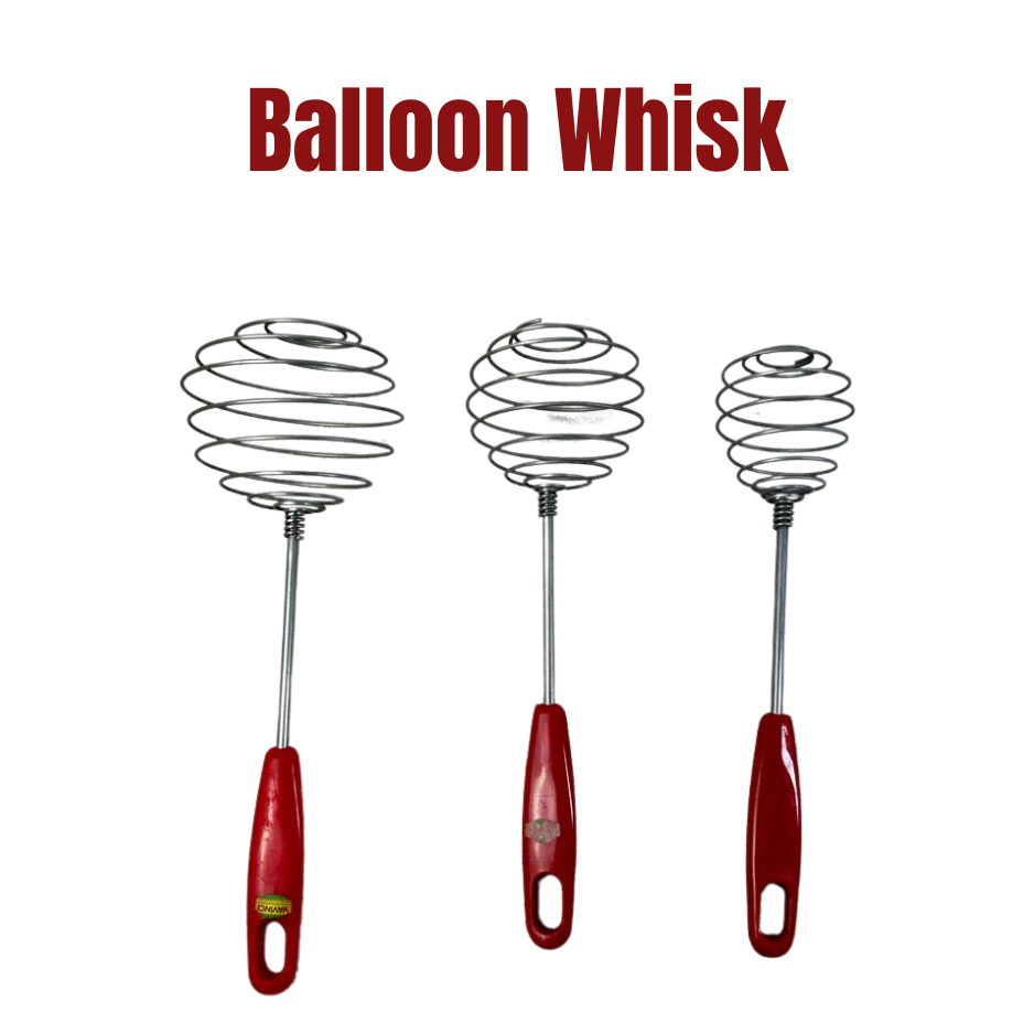 Balloon Whisk Spiral | Mixer Manual - kocokan telur Stainless Steel