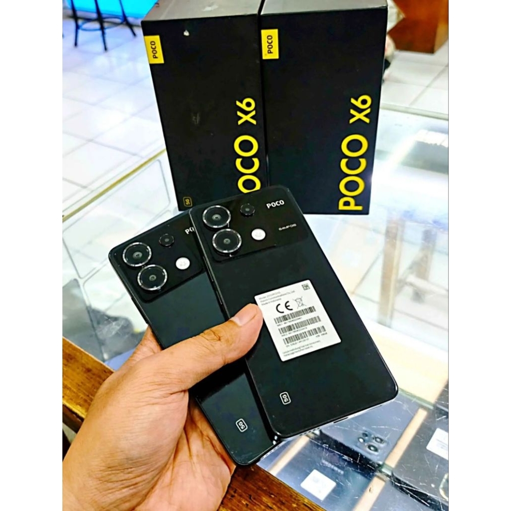 Poco x6 5g ram 12/256gb bekas fullset