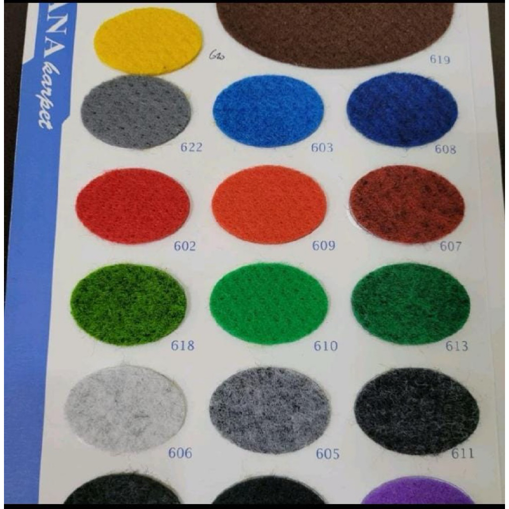 karpet buana meteran polos