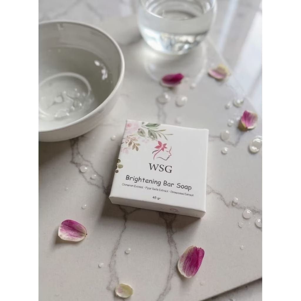 Sabun Wajah WSG Brightening Bar Soap / Sabun Batang WSG Skincare BPOM Original