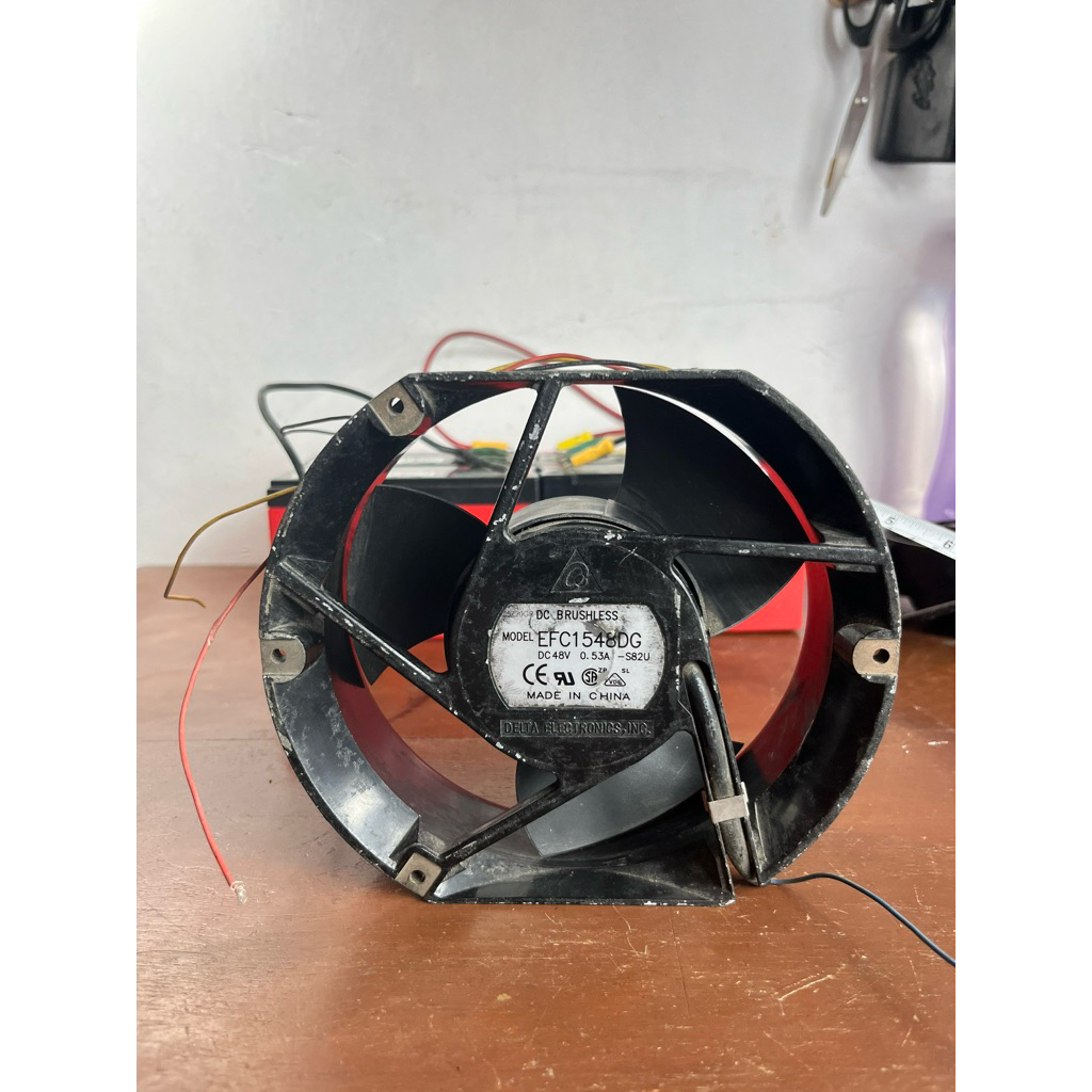 fan/kipas dc BRUSHLESS 48V 0.53A uk.17cm