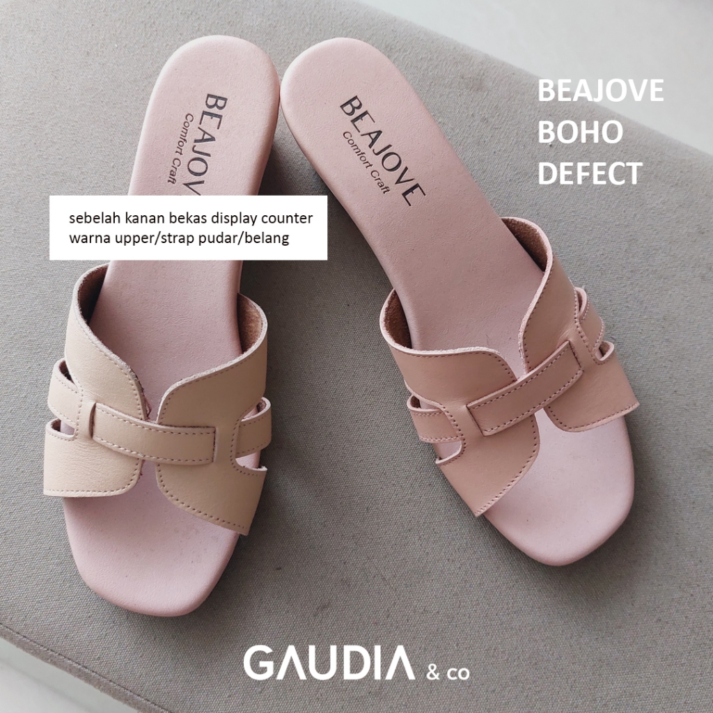 Gaudia & co  sandal Beajove BOHO PINK Wedges Sandals (DEFECT, NO BOX)d