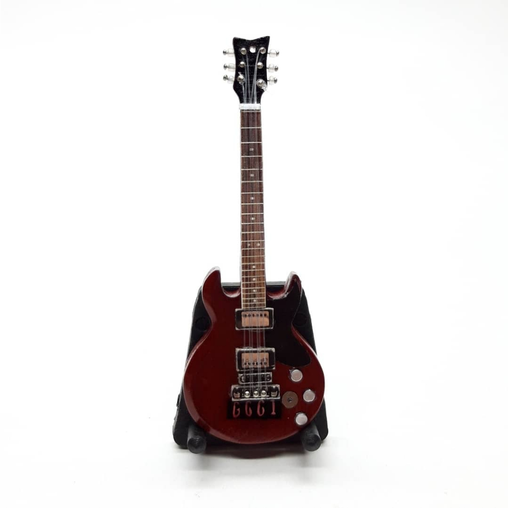 Miniatur Gitar Zacky Vengeance Avenged Sevenfold A7X Skala 1:12 Photography Property merchandise aks