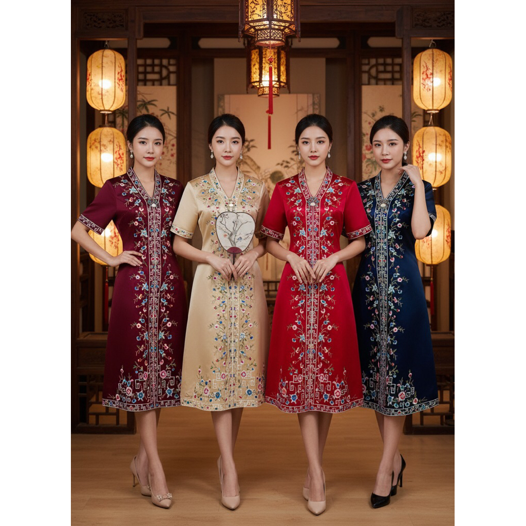 Cheongsam Gui Fu Embroider #shanghaidress#qipao#cheongsam#sangjit
