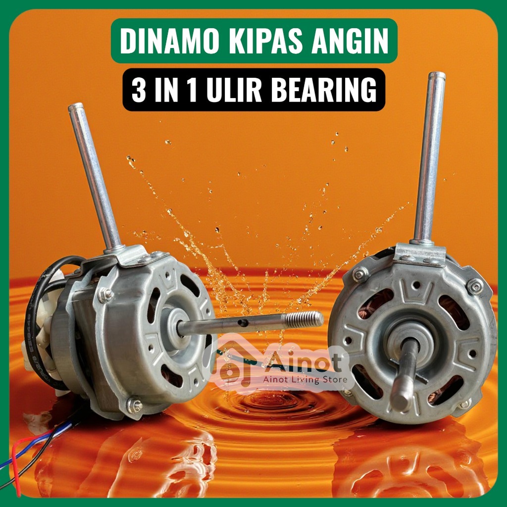 [DOUBLE BEARING] Dinamo Kipas Angin GMC 18 Inch TDS Series Motor Kipas Angin Ulir Besi Angin Kuat Sp