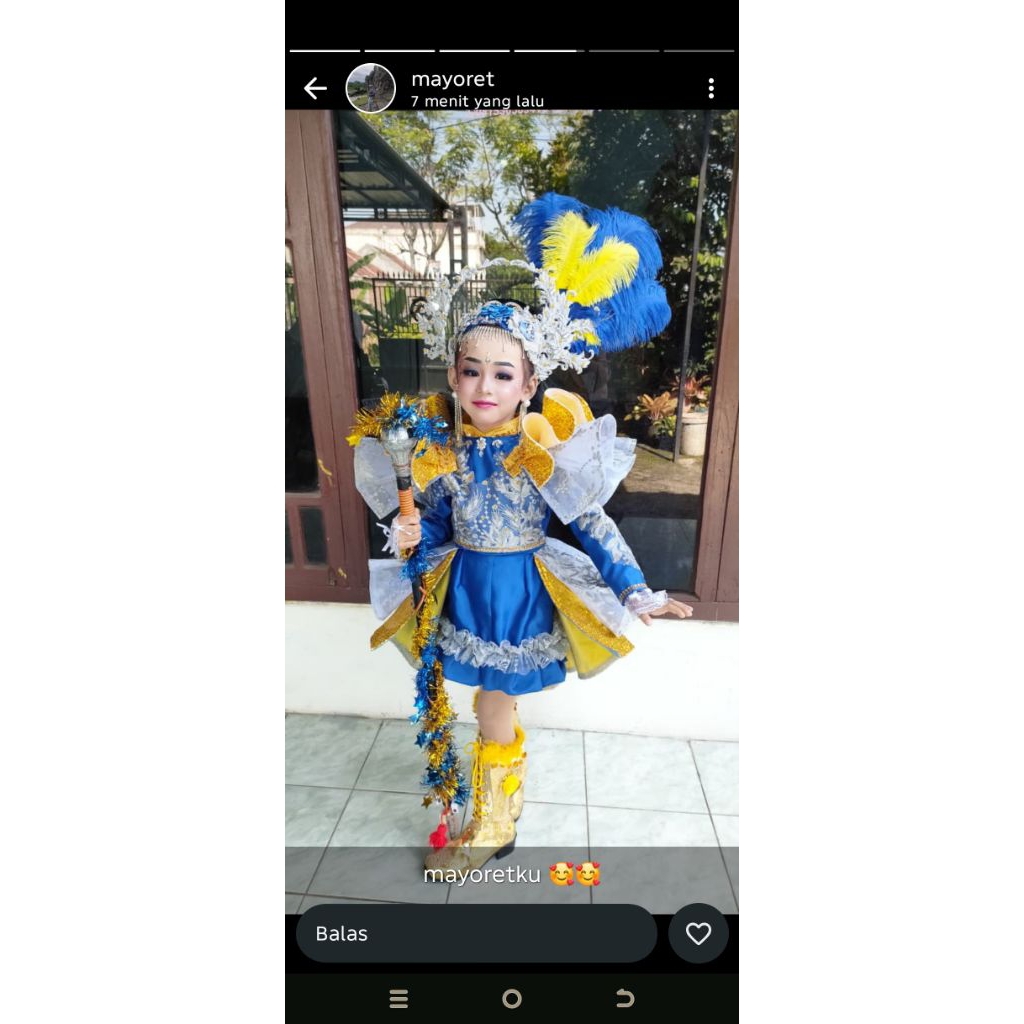 KOSTUM MAYORET MEWAH (TK - SMA)