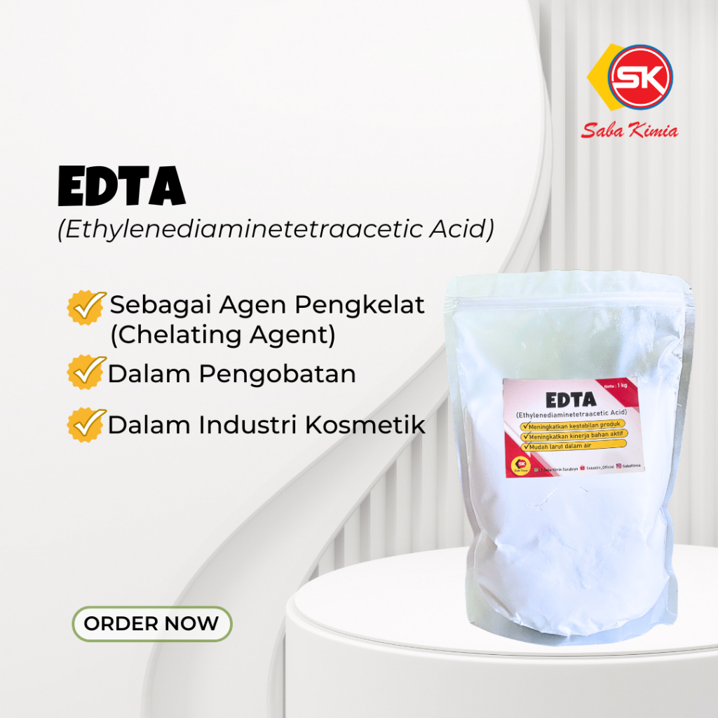 EDTA / EDTA4Na 1 Kg  Pengawet Sabun & Bahan Kimia Laundry