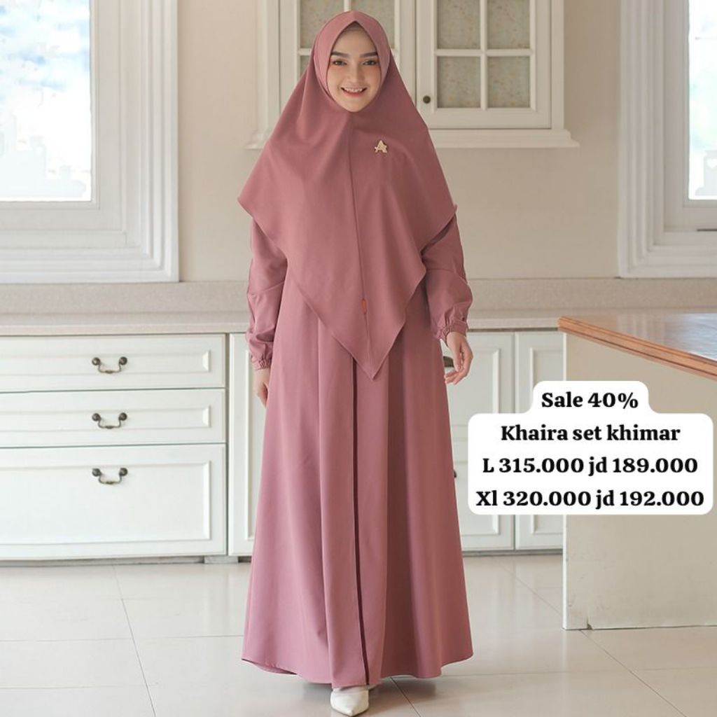 promo alhijaz khaira set khimar