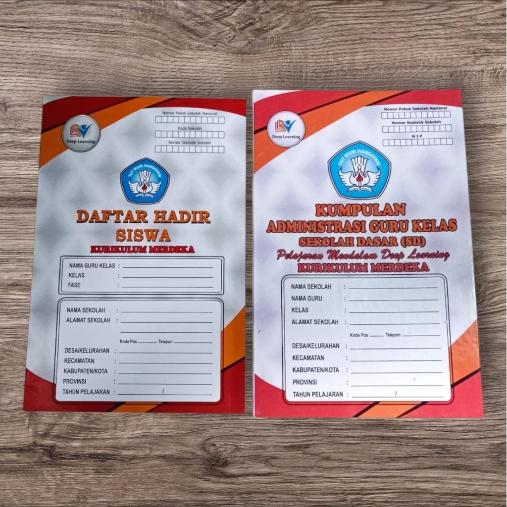 TERBARU ADMINISTRASI GURU KELAS SD DEEP LEARNING (Bonus Absen)