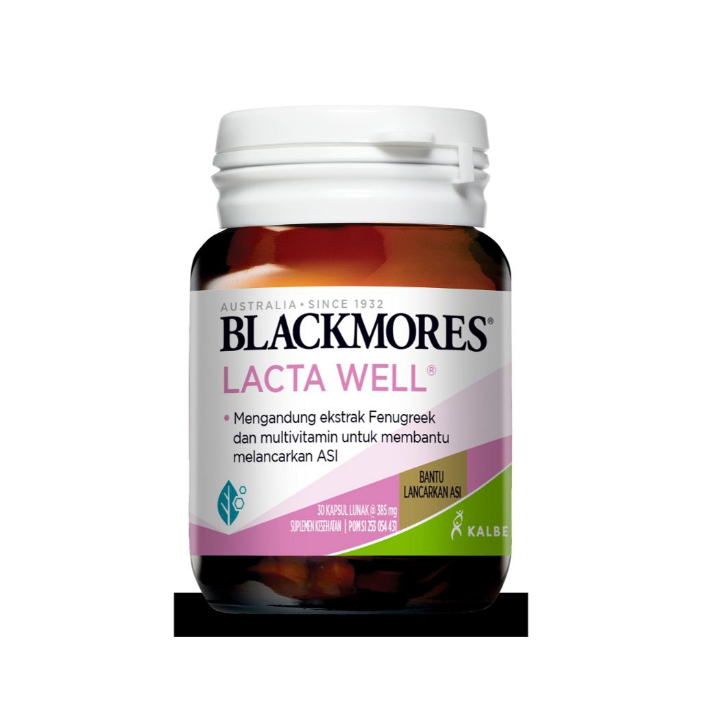 Blackmores - Lacta Well BPOM KALBE - 30 Kapsul & 60 Kapsul | Asi Booster - Pelancar Asi