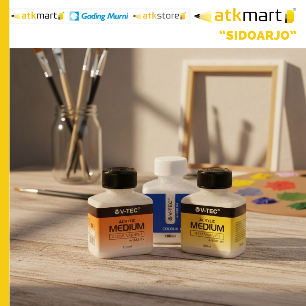 VTec Acrylic Medium Varnish Matte 100ml / Varnish  Finisher