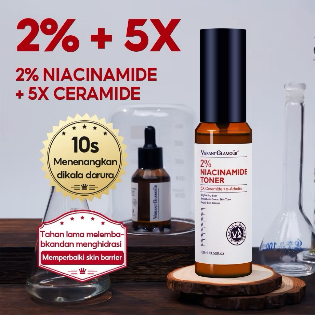 Vibrant Glamour 2% Niacinamide Toner 5X Ceramide+Arbutin 100 ML