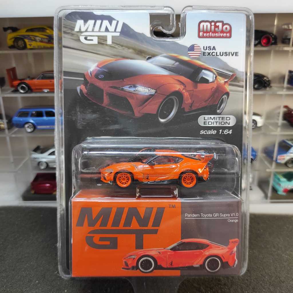 Mini GT CHASE 294 Pandem Toyota GR Supra Orange Mijo Exclusive