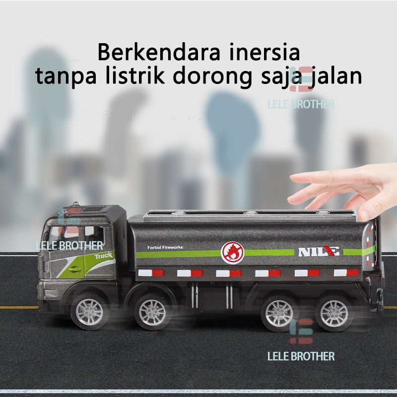 LELE Excavator Remote Control Channel Besar Mainan Excavator Bulldozer Mobil Remote Control