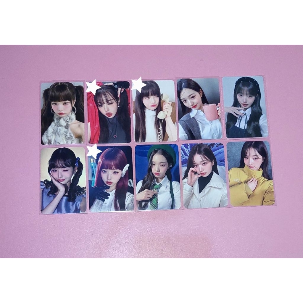 PHOTOCARD PC OFFICIAL WONYOUNG IVE HAPA KRISTIN GRAZIA BADDIE IDOUSTAGE EMPHATY
