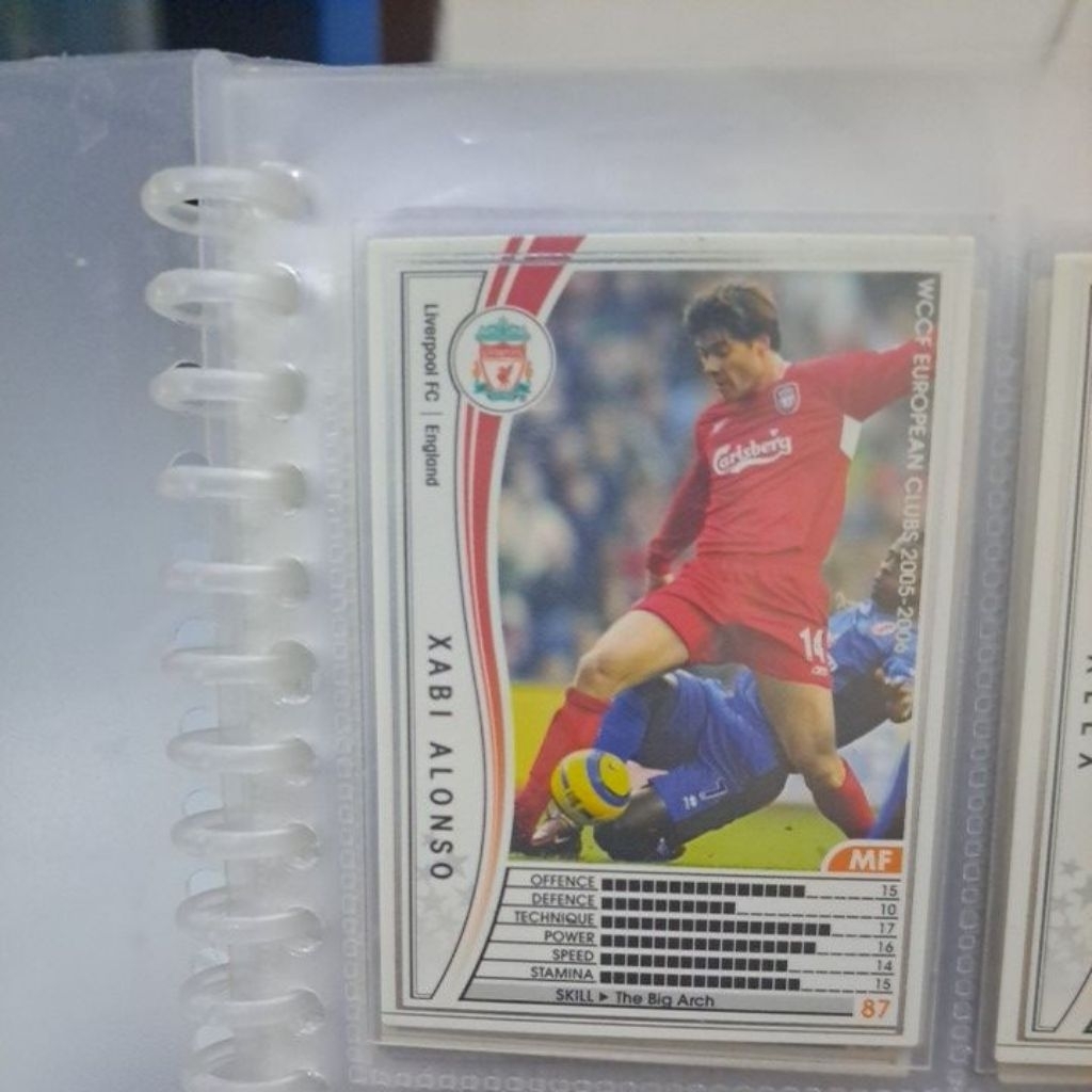 panini football card wccf Xabi Alonso Liverpool