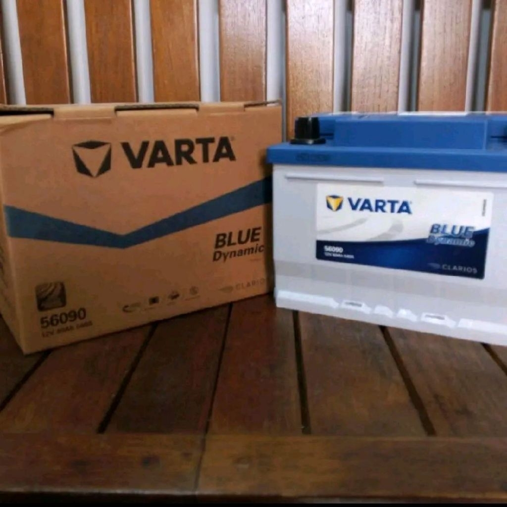 AKI MOBIL VARTA BLUE DYNAMIC 56090 / 355LN2 / DIN 60 AKI MOBIL ALPHARD 2024 KE ATAS 12V 60Ah 540CCA