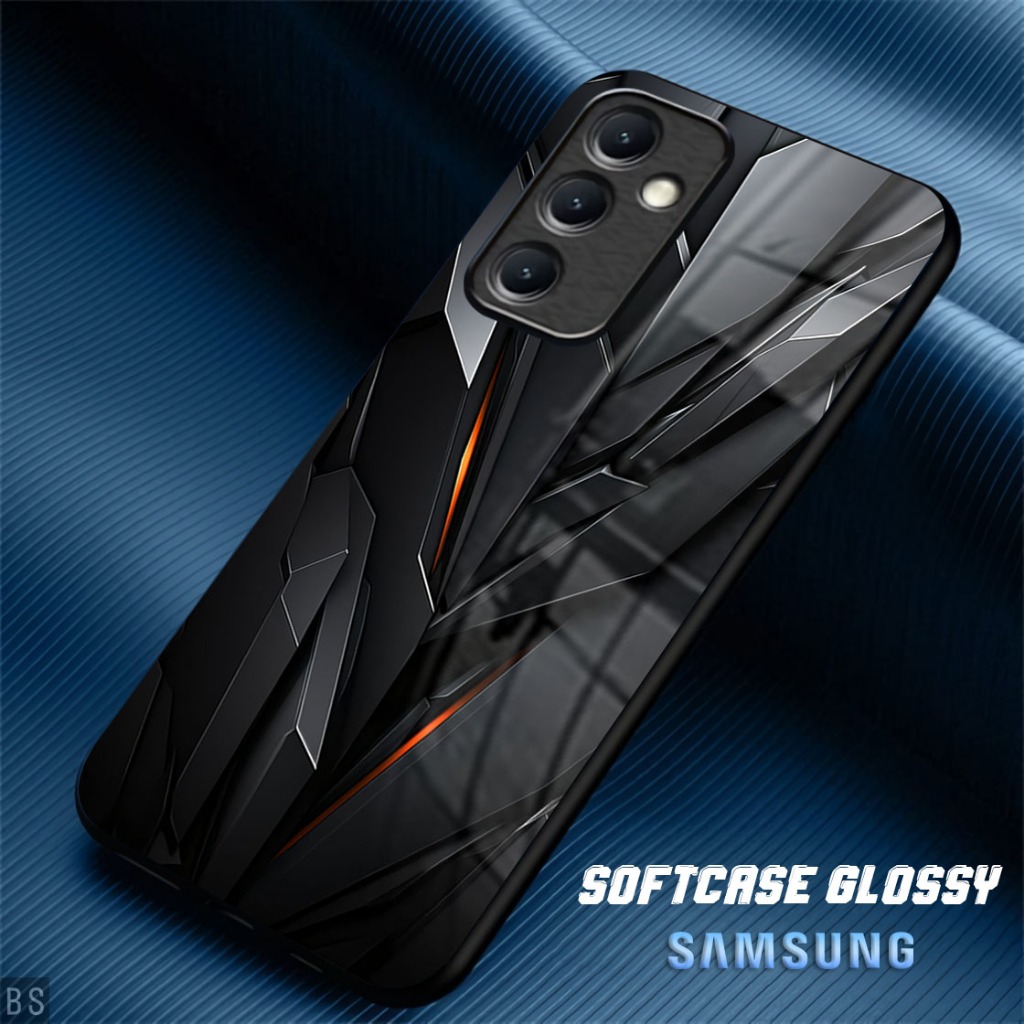 [ BS60 ] Case Glossy HD Samsung A15 | A25 | A35 | A55  Kamera Protector Kesing Silikon Softcase Kare