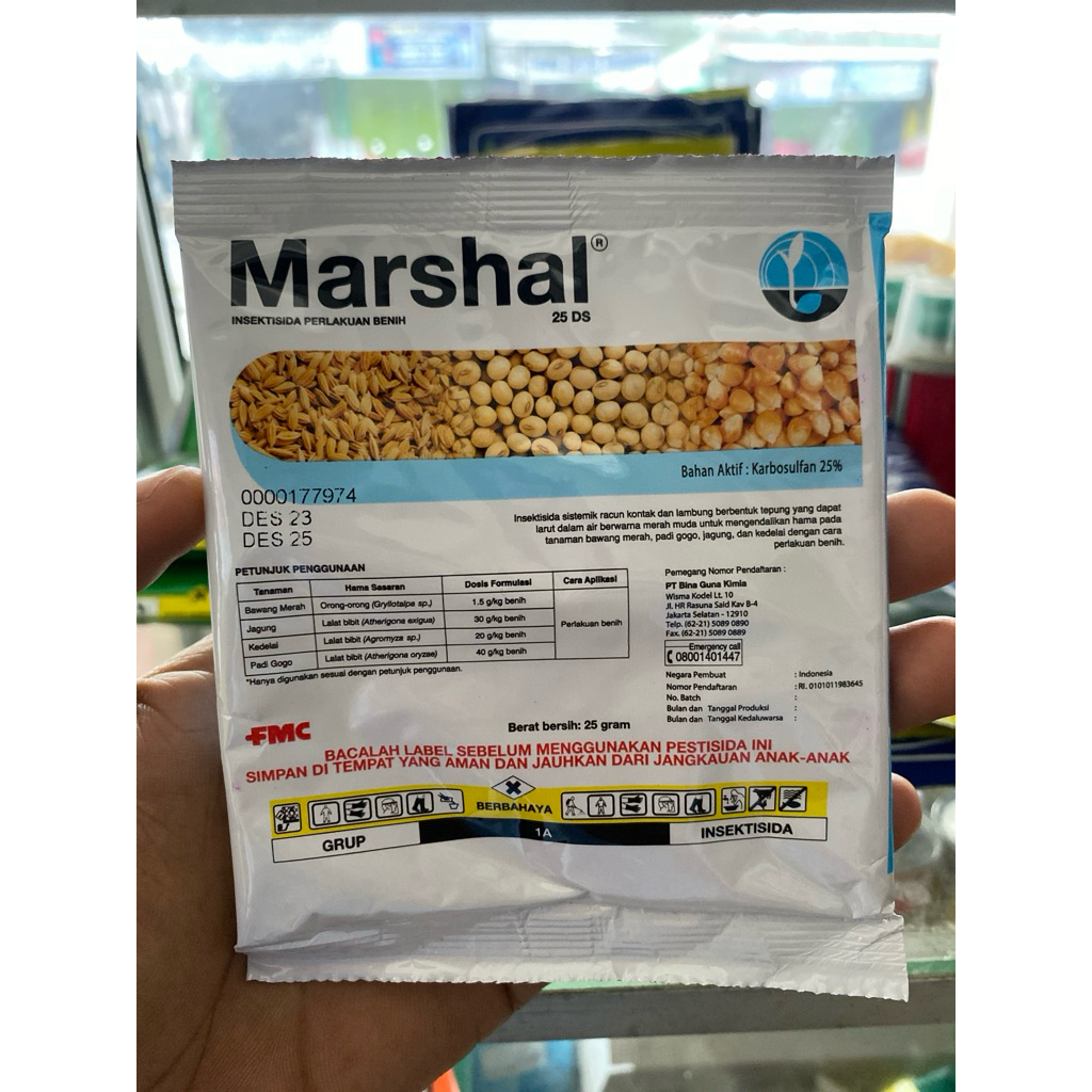 INSEKTISIDA SISTEMIK MARSHAL 25DS - 10GR