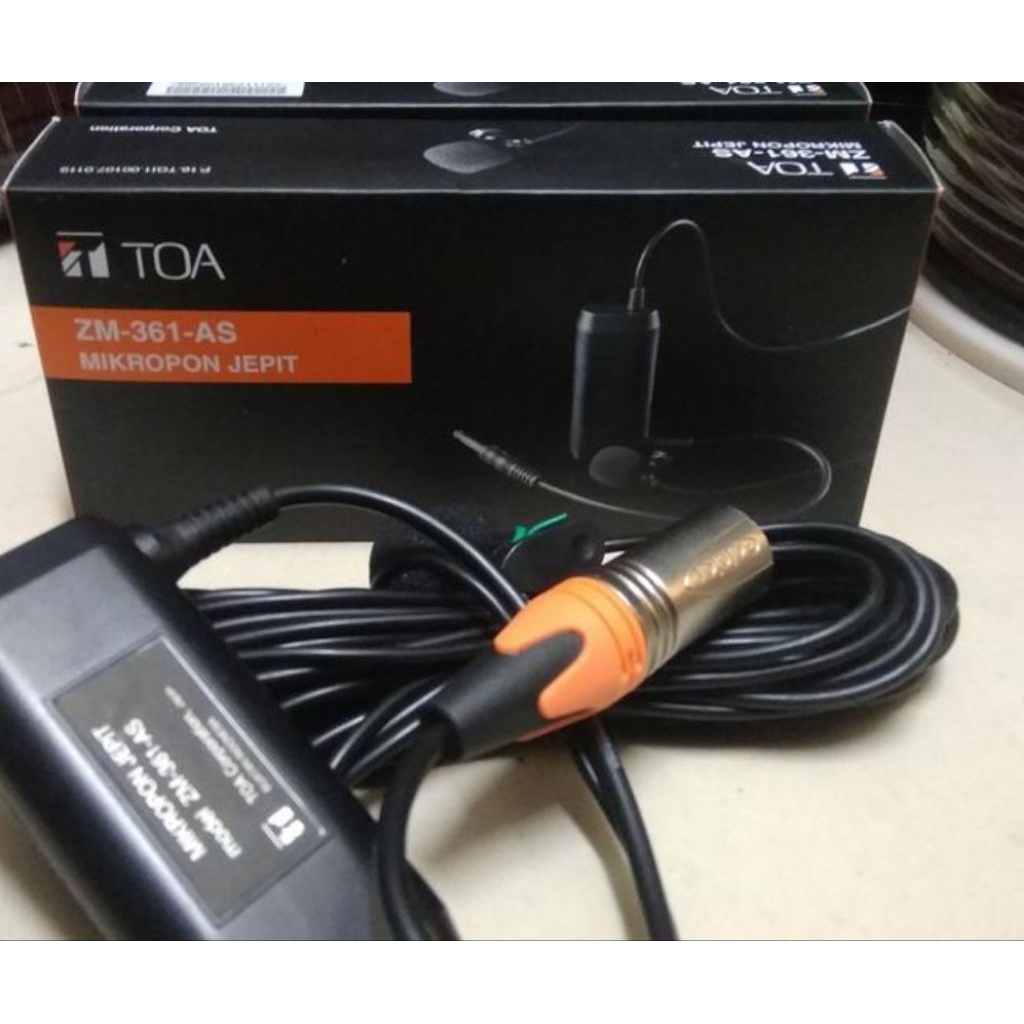 mic imam masjid TOA ZM 361 microfon TOA jack canon