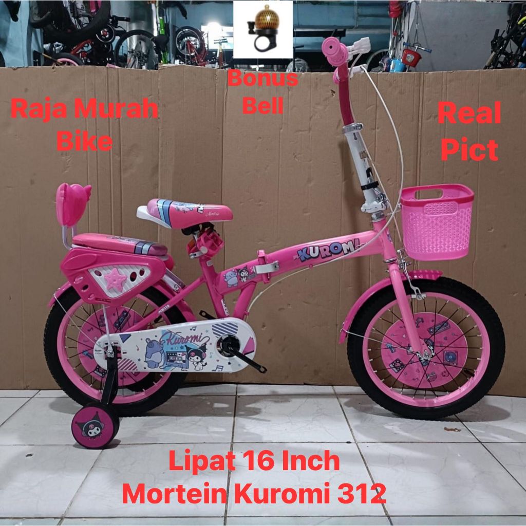 Sepeda Lipat Anak Mortein Axxil 16 Inch Sepeda Anak Lipat Mortein 312 Kuromi