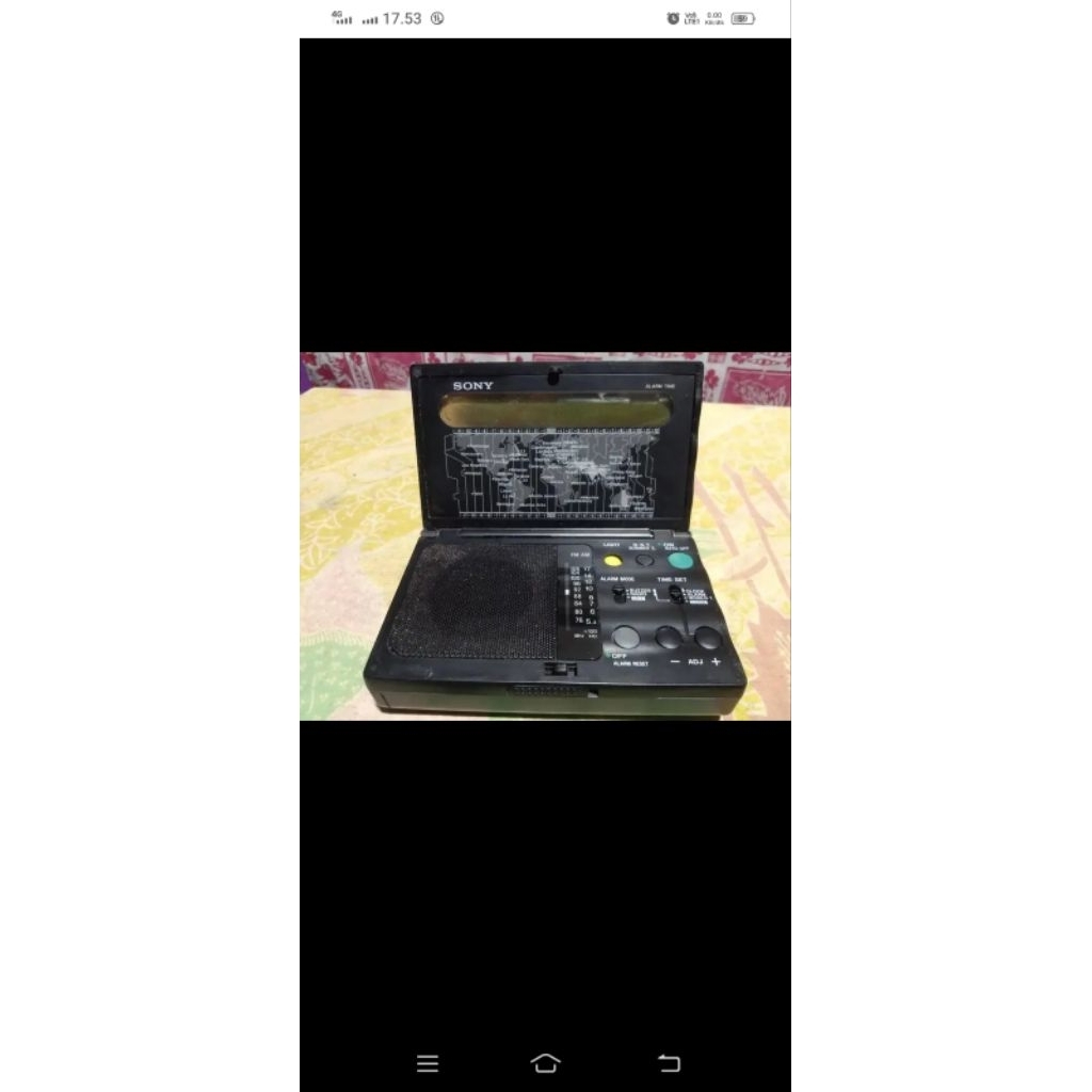 radio Sony bekas