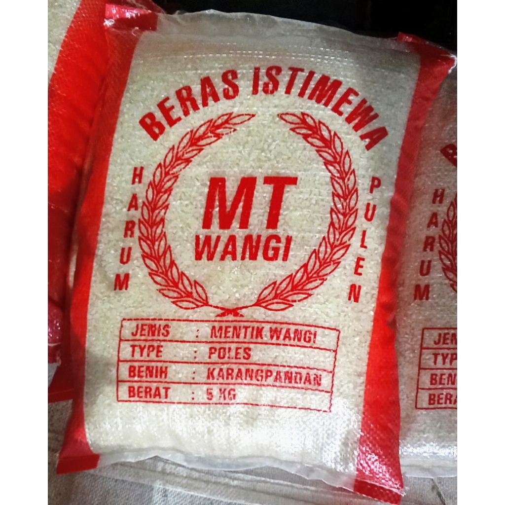 beras mentik wangi 5kg/5 kg mentik wangi/beras pandan wangi 5kg/beras 5kg/beras mentik wangi/beras