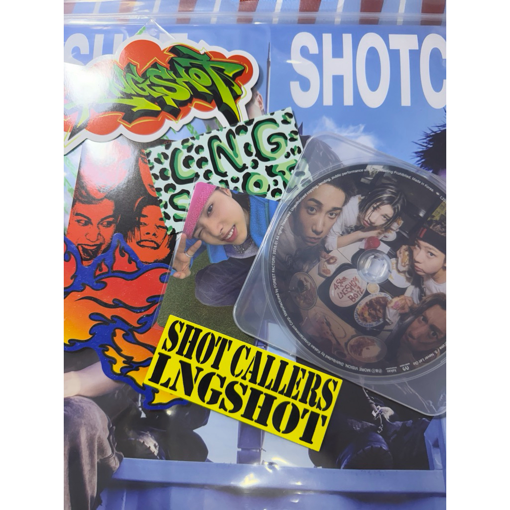 LNGSHOT Album only + 1 PC Magazine Ver
