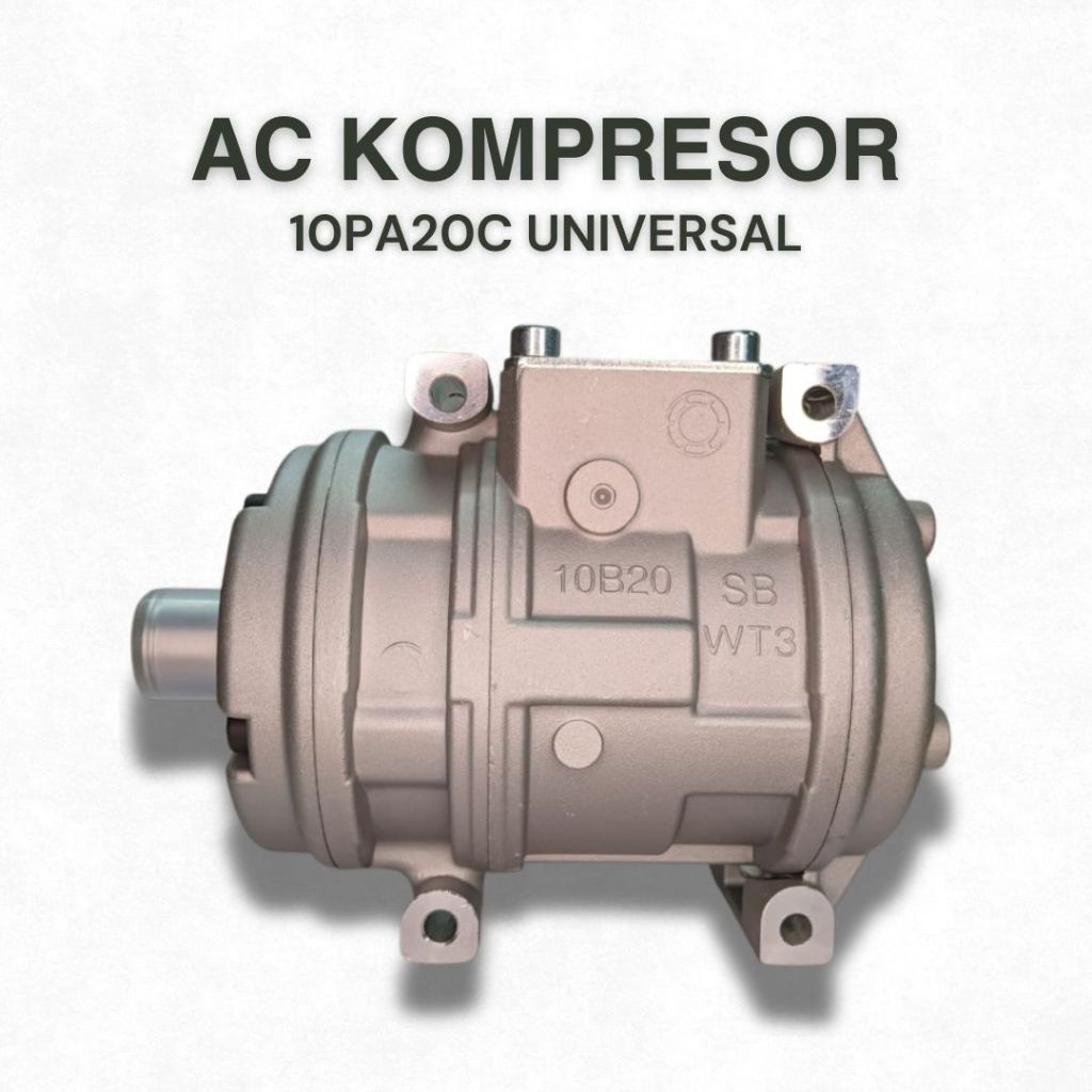 Kompresor AC Mobil 10PA20C Universal High Quality - Untuk Truck, Elf, Land Cruiser