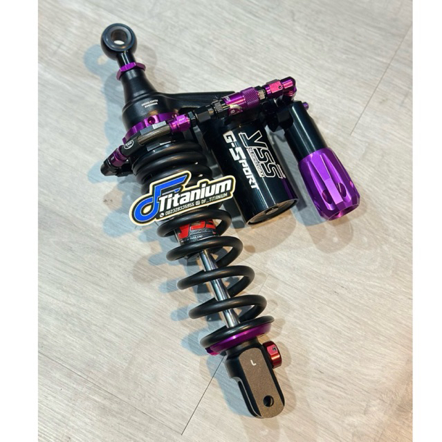 shock yss G - sport custom preload & fitting hyb, untuk matic single shock vario mio beat scoopy