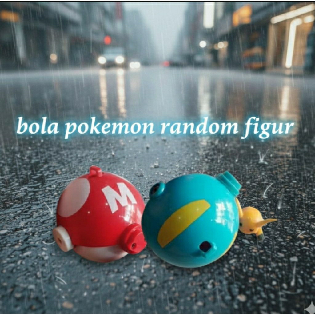 bola pokemon tangkap figur pokemon