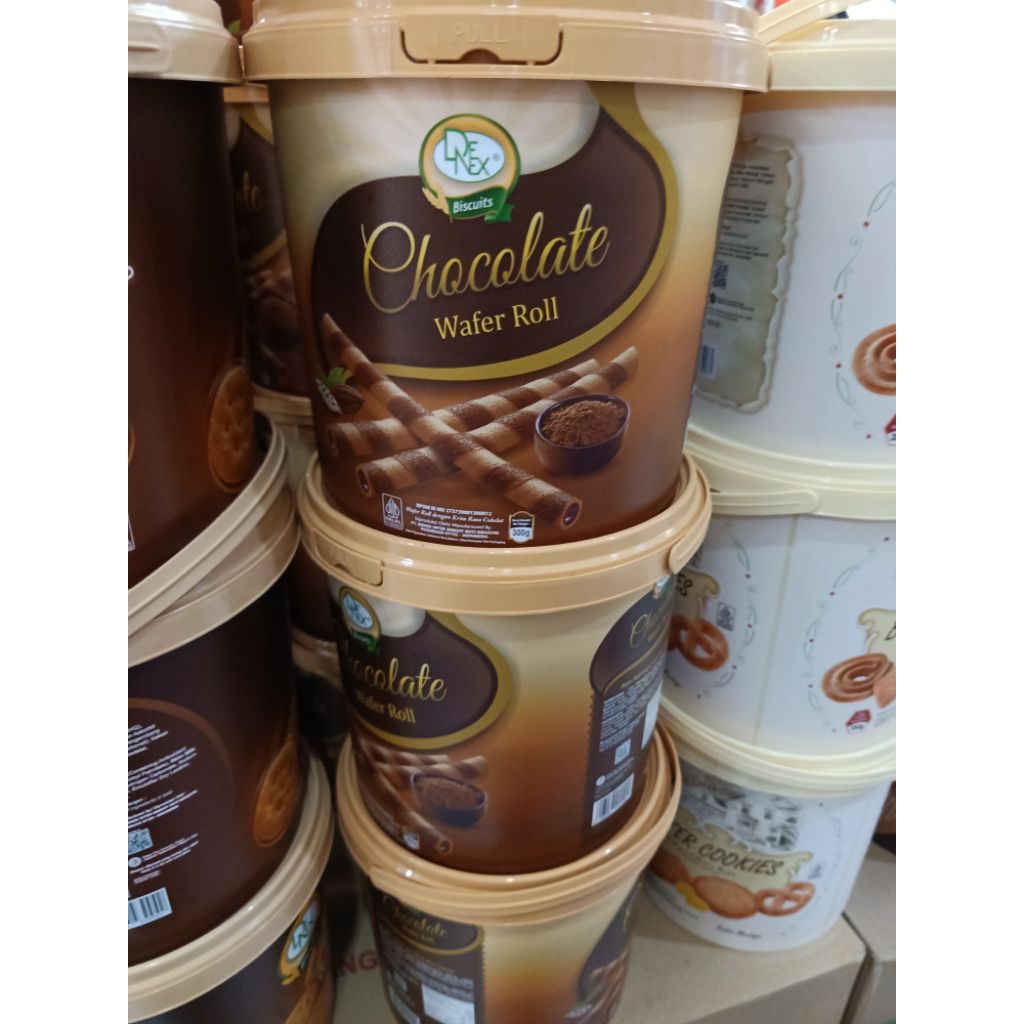 Denex wafer roll chocolate 300g