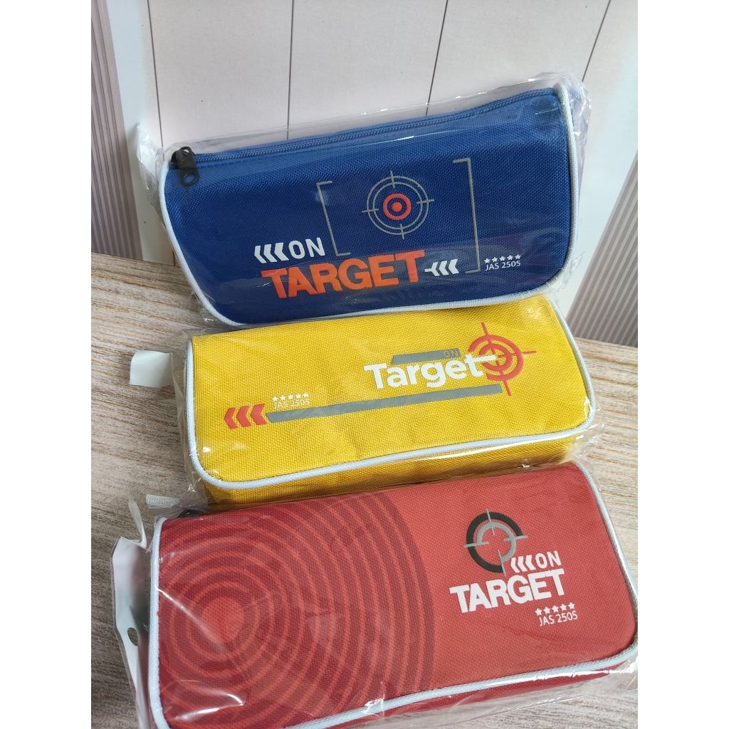 Kotak pensil kain / pensil case kain resleting