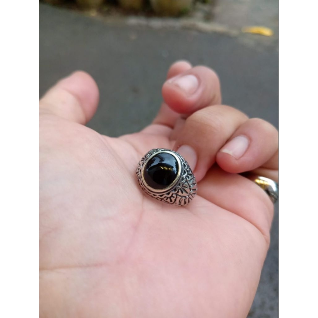 Batu akik yaman wulung asli ( Real pict)