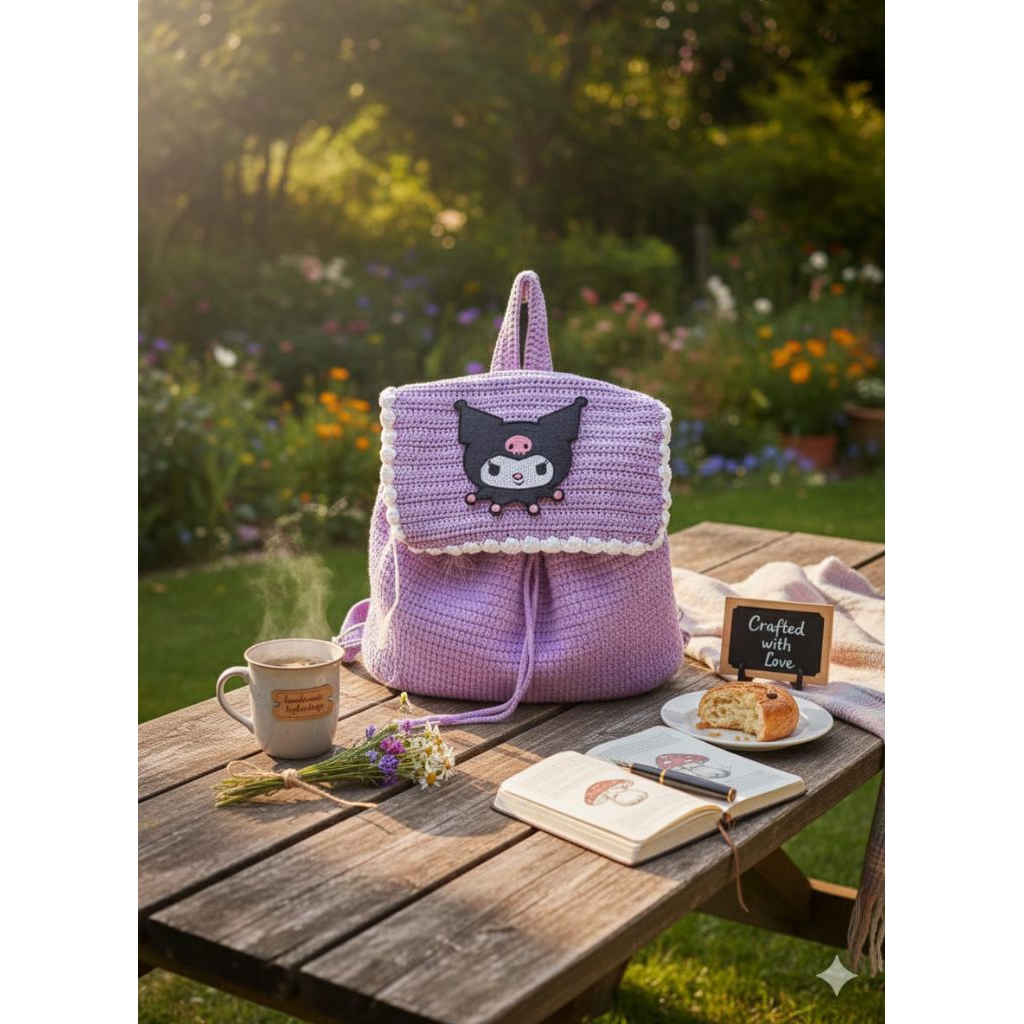 Tas rajut ransel anak