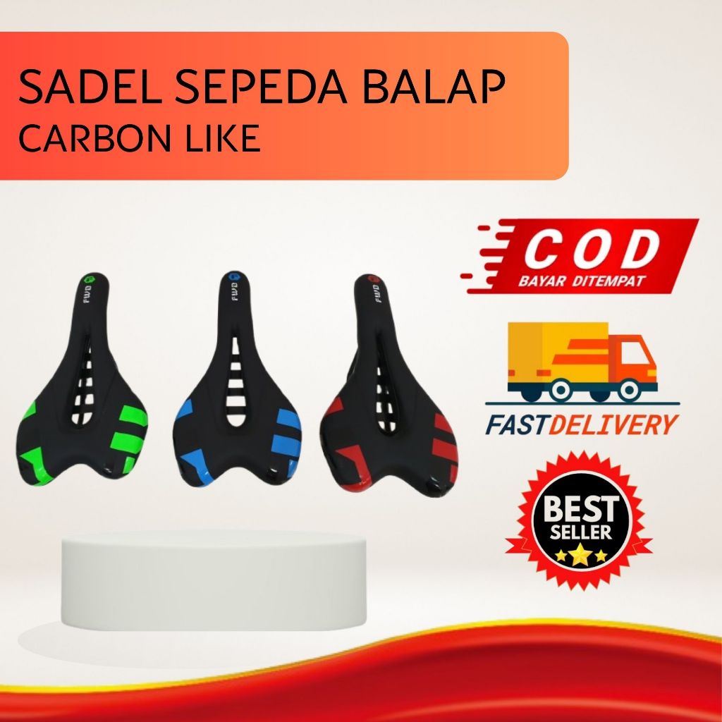 Sadel Sepeda Balap FWD Carbon Like