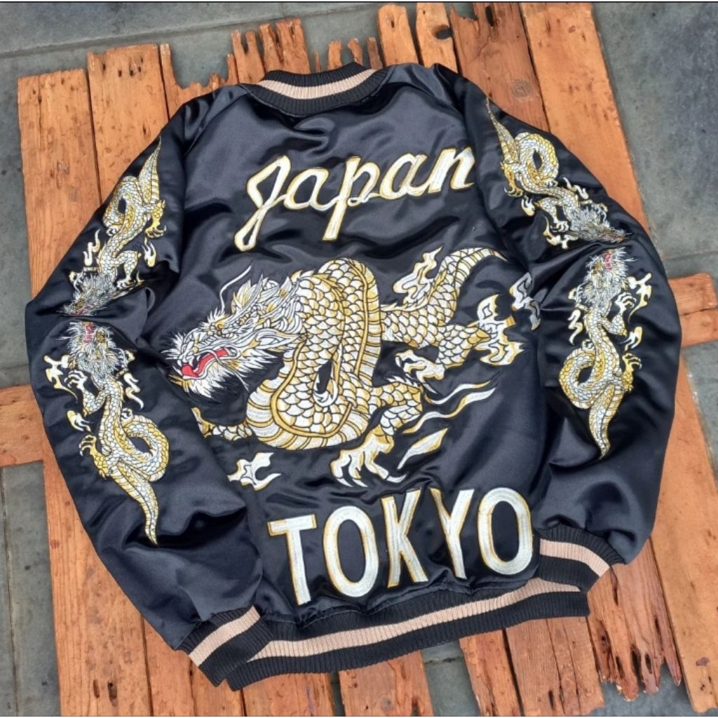 Jaket Sukajan Fanmade Harumichi Bouya 01 Japan Ryu Tokyo