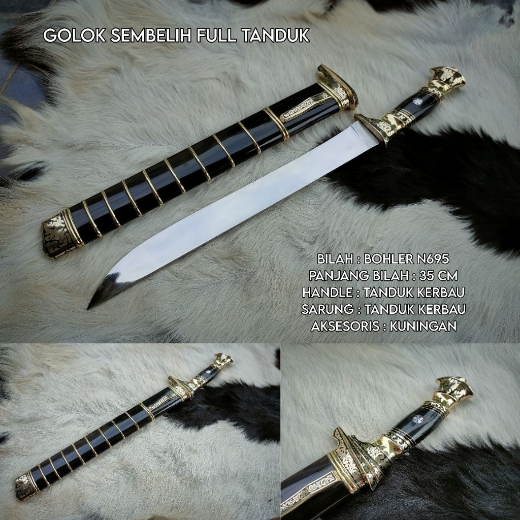 Sembelih full tanduk bohler n695 35 cm