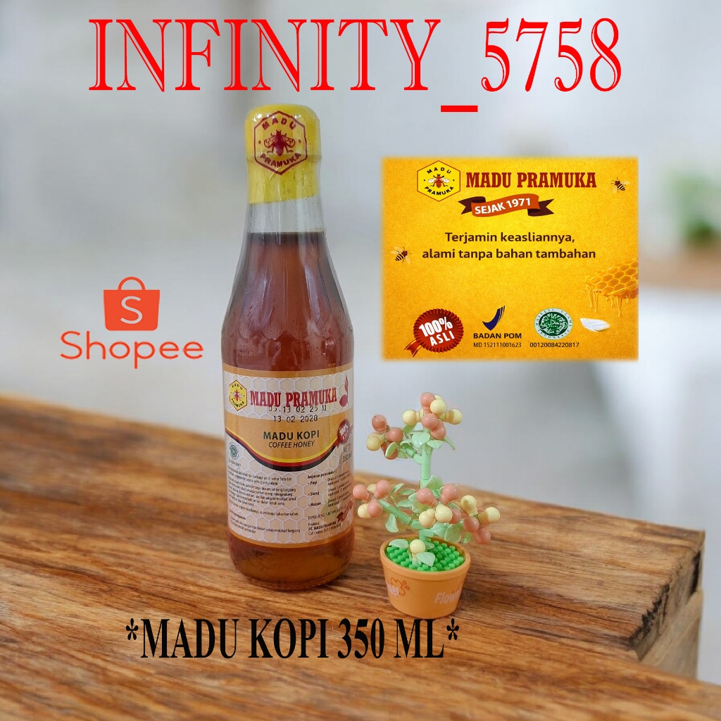 MADU PRAMUKA MADU KOPI 350 ML (MADU ASLI)