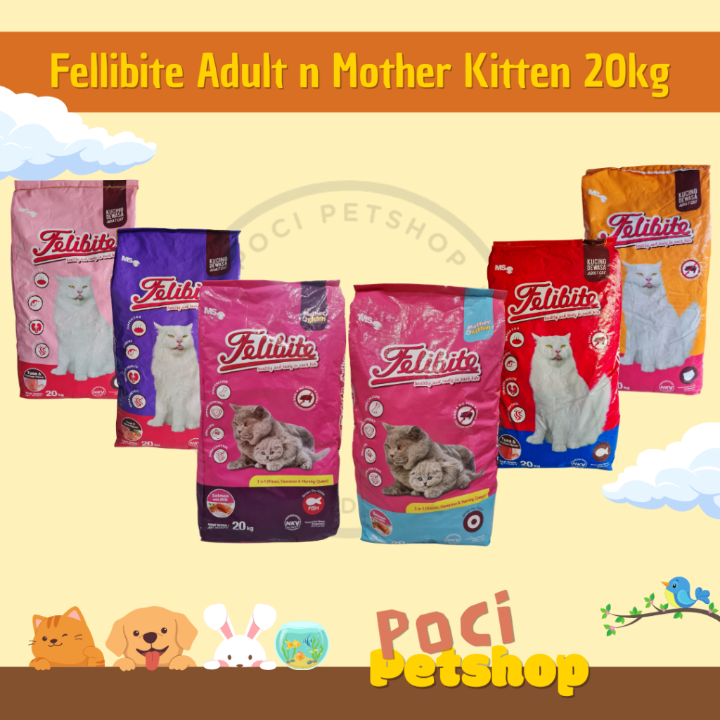 Felibite 20 kg - Makanan Kucing Adult/kitten