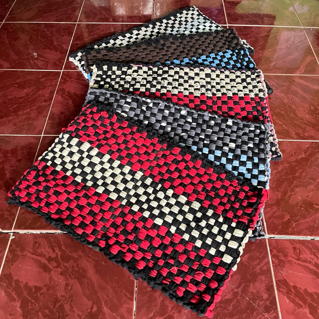 SUPER PREMIUM - Keset Anyam Tebal Keset Kamar Mandi