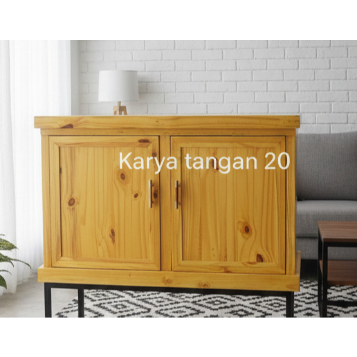 meja kabinet/meja aquarium kayu jati belanda ukuran 80x40x70