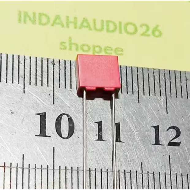 10PCS  393  100v 5mm 393j100 MKM MERAH 39nf 39n  100V capasitor kapasitor capacitor 393j mkp mkt mkm