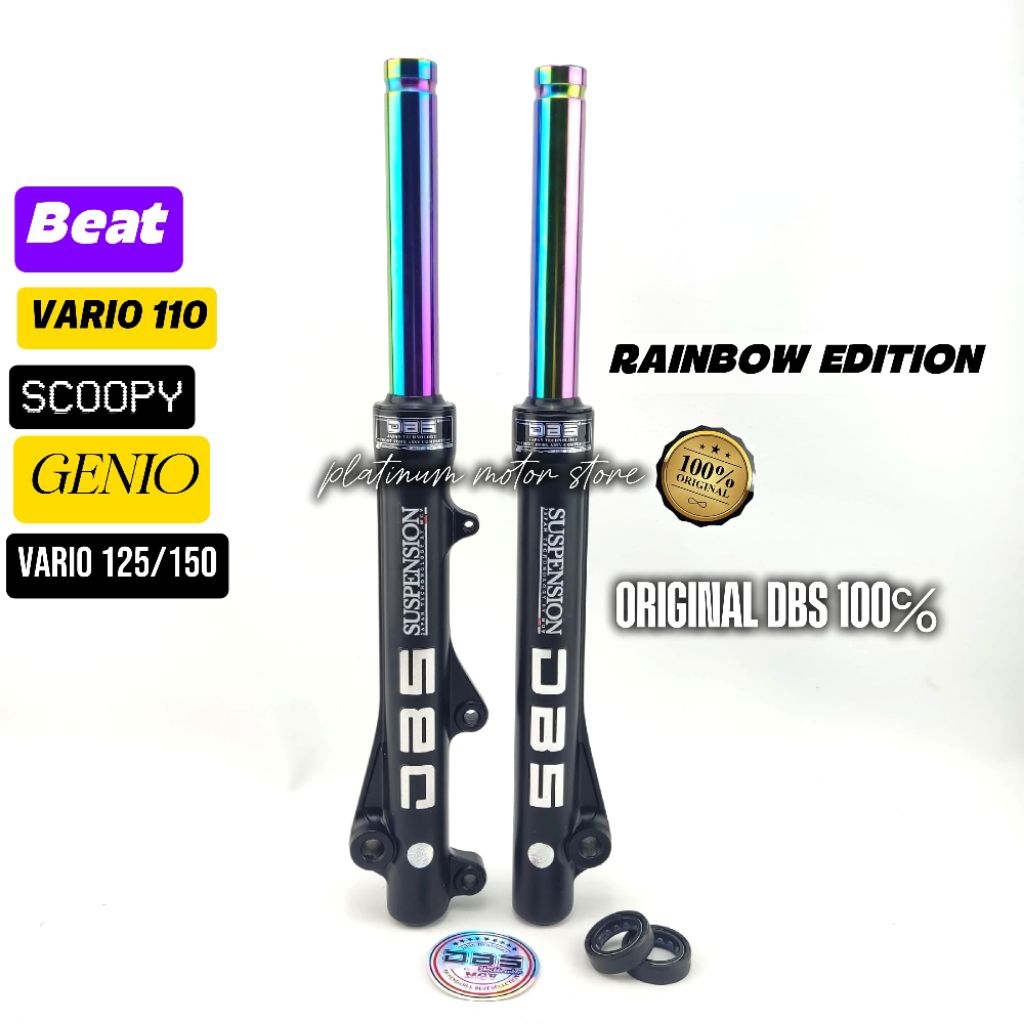 Shock Depan DBS 8906 As Rainbow Edition Matic Beat/Vario110/Scoopy/Vario125/150