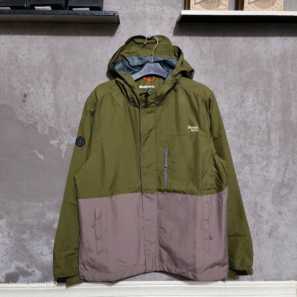 JACKET OUTDOOR BLOODS ACTV ARKOS OLIVE BROWN ORIGINAL.