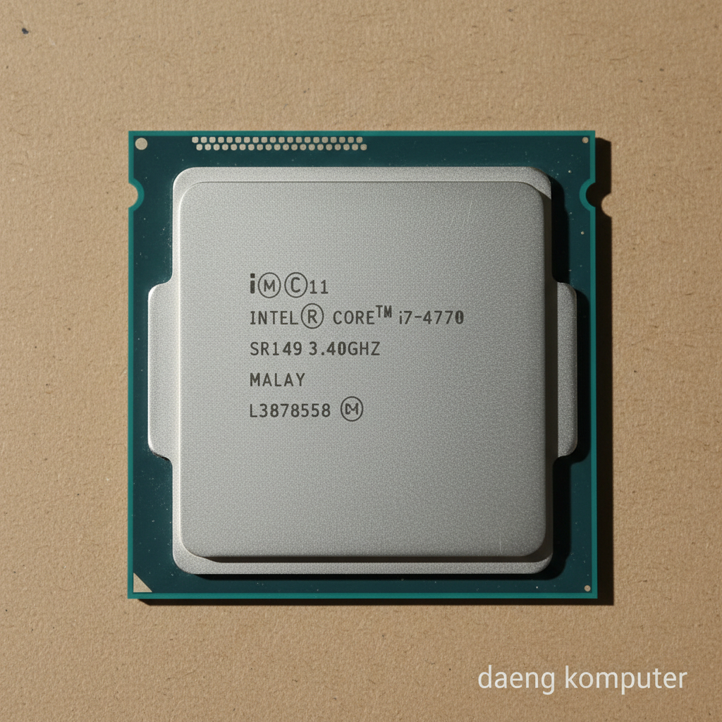 Prosesor Intel Core i7 4770 Speed 3.40GHz Up To 3.90GHz - CPU i7 Gen 4 Haswell Socket LGA 1150 Murah